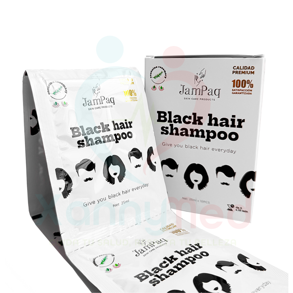 SACHET DE SHAMPOO PINTA CANAS NEGRO - JAMPAQ - 3