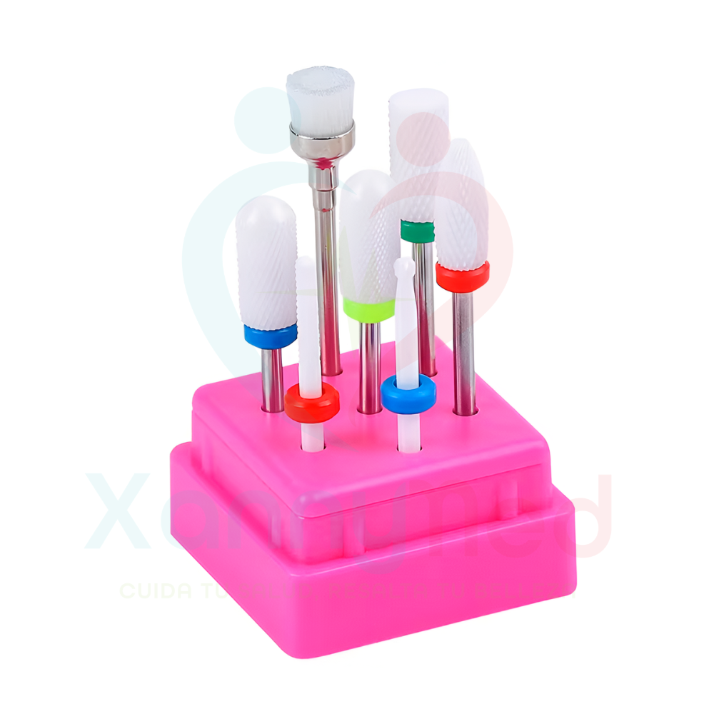 KIT DE BROCAS / FRESAS DE CERAMICA PARA PODOLOGIA - 1