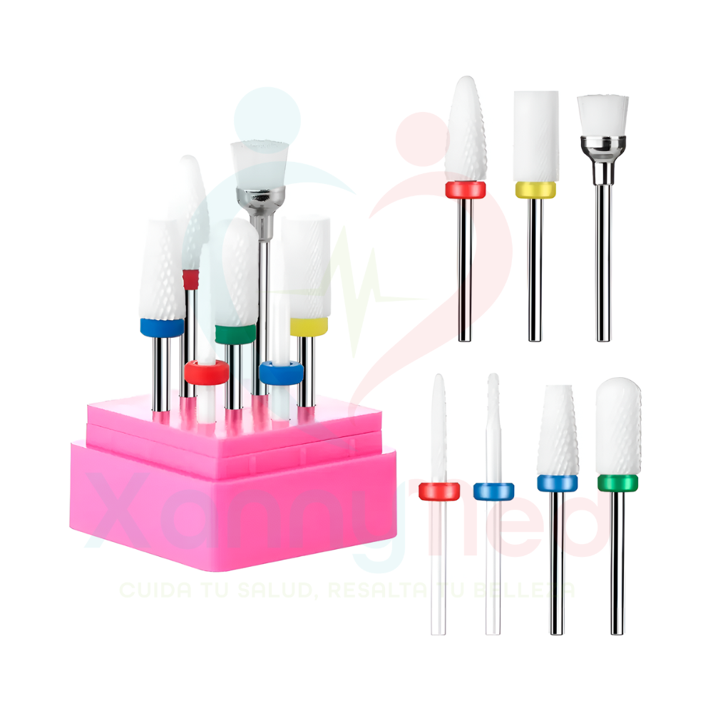 KIT DE BROCAS / FRESAS DE CERAMICA PARA PODOLOGIA - 3