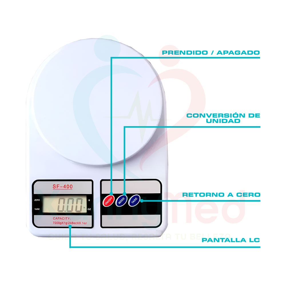 BALANZA GRAMERA DIGITAL SF-400 - 3