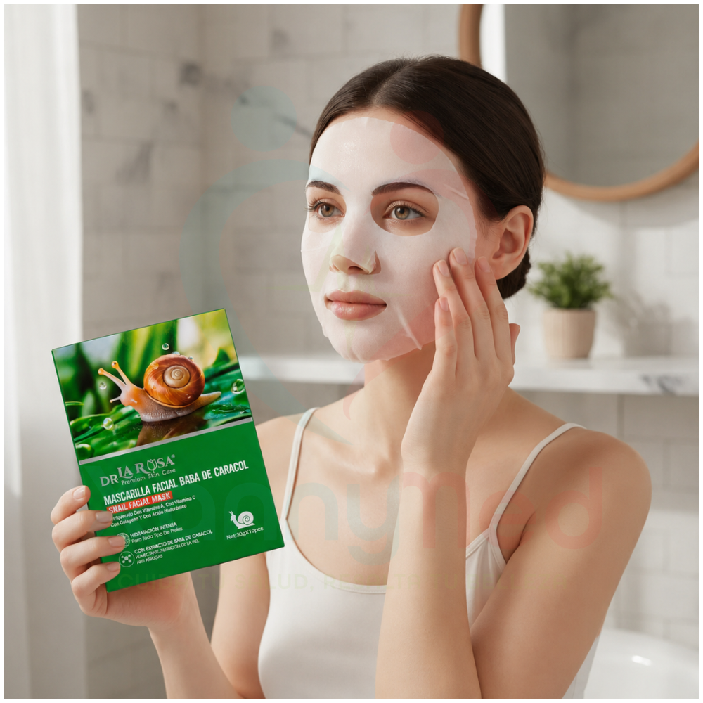 CAJAS DE MASCARILLAS FACIALES DE LA ROSA - PRINCIPIOS VARIADOS - 4