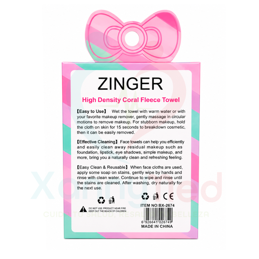 VINCHA PARA LIMPIEZA FACIAL BLANCA - 2