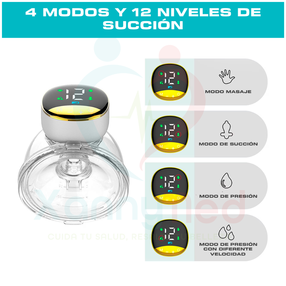 EXTRACTOR DE LECHE DIGITAL CON MANOS LIBRES - 3