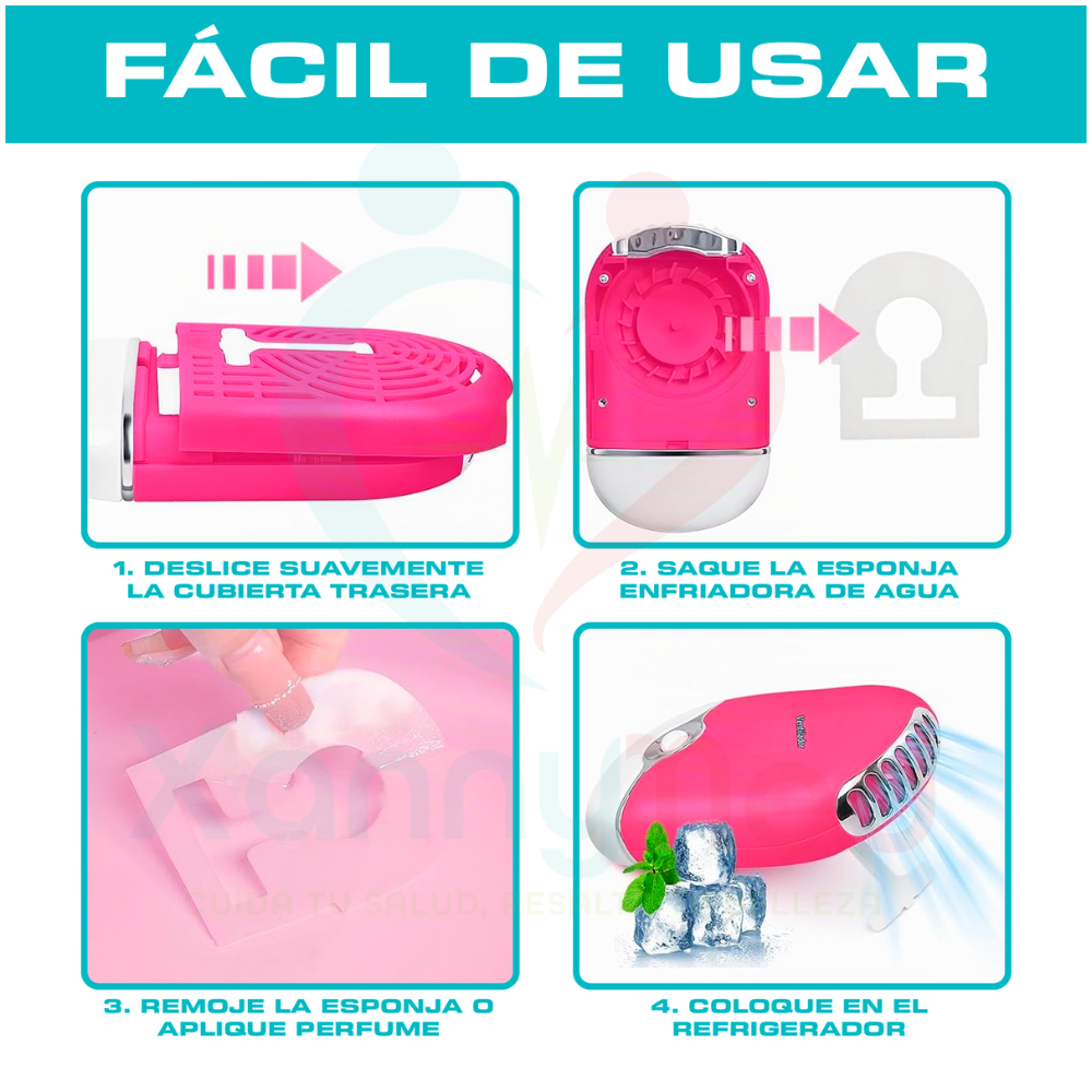 VENTILADOR PORTATIL PARA MASCARILLAS, CEJAS Y PESTAÑAS - 6
