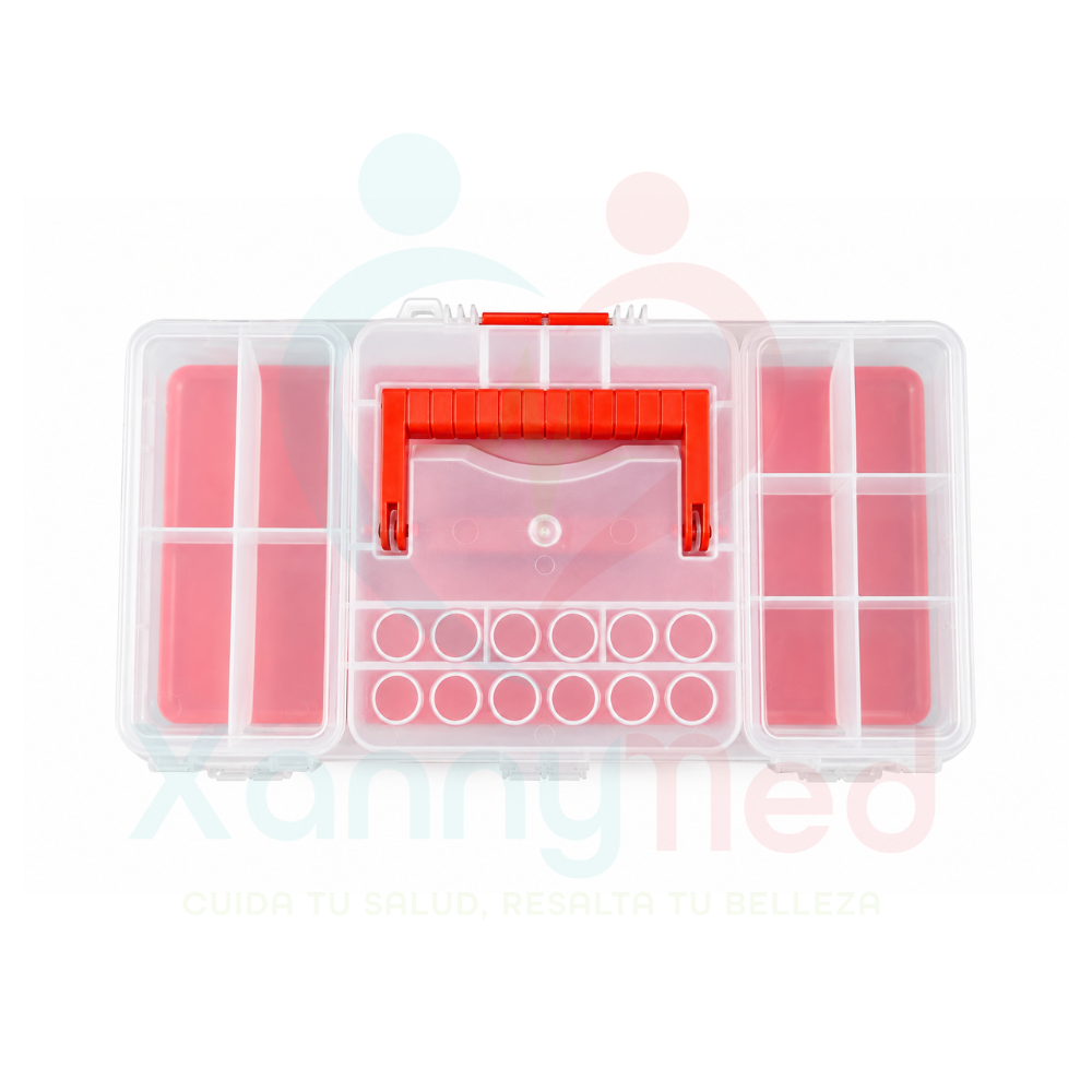 Botiquín Master Box Transparente N.° 16 – Caja Organizadora para Medicamentos - 3