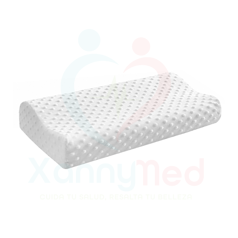 Almohada Ergonomica de Memory Foam Sin Gel - Almohada de Viscoelastico con Forro - 1