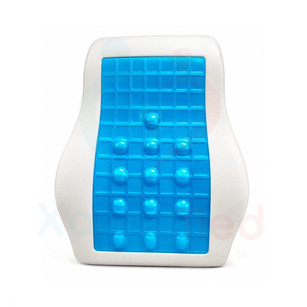 Espaldar Ergonomico de Memory Foam y Gel - Ideal para Silla de Escritorio y Auto - 1