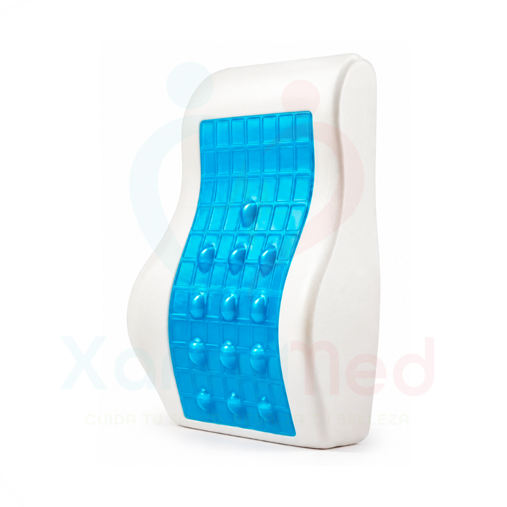 Espaldar Ergonomico de Memory Foam y Gel - Ideal para Silla de Escritorio y Auto - 2