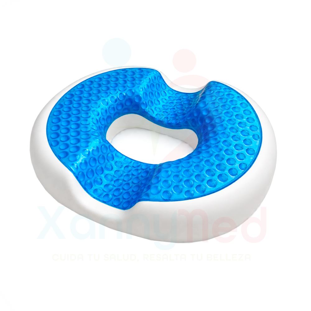 ASIENTO TIPO RODETE 3 EN 1 CON  DOBLE ABERTURA Y GEL - MEMORY FOAM - 1