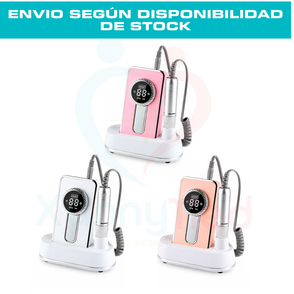 MICROMOTOR PULIDOR DE UĂAS PROFESIONAL INALAMBRICO DE CALIDAD 50.000 PRM - 4