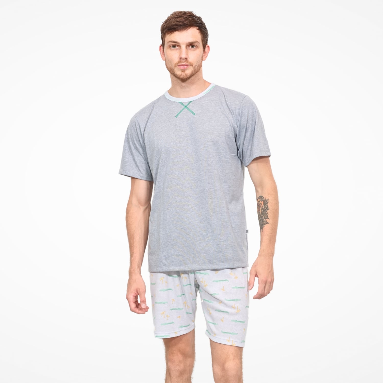 PIJAMA CABALLERO GREEN BIRD  - INGA PIJAMAS - 1