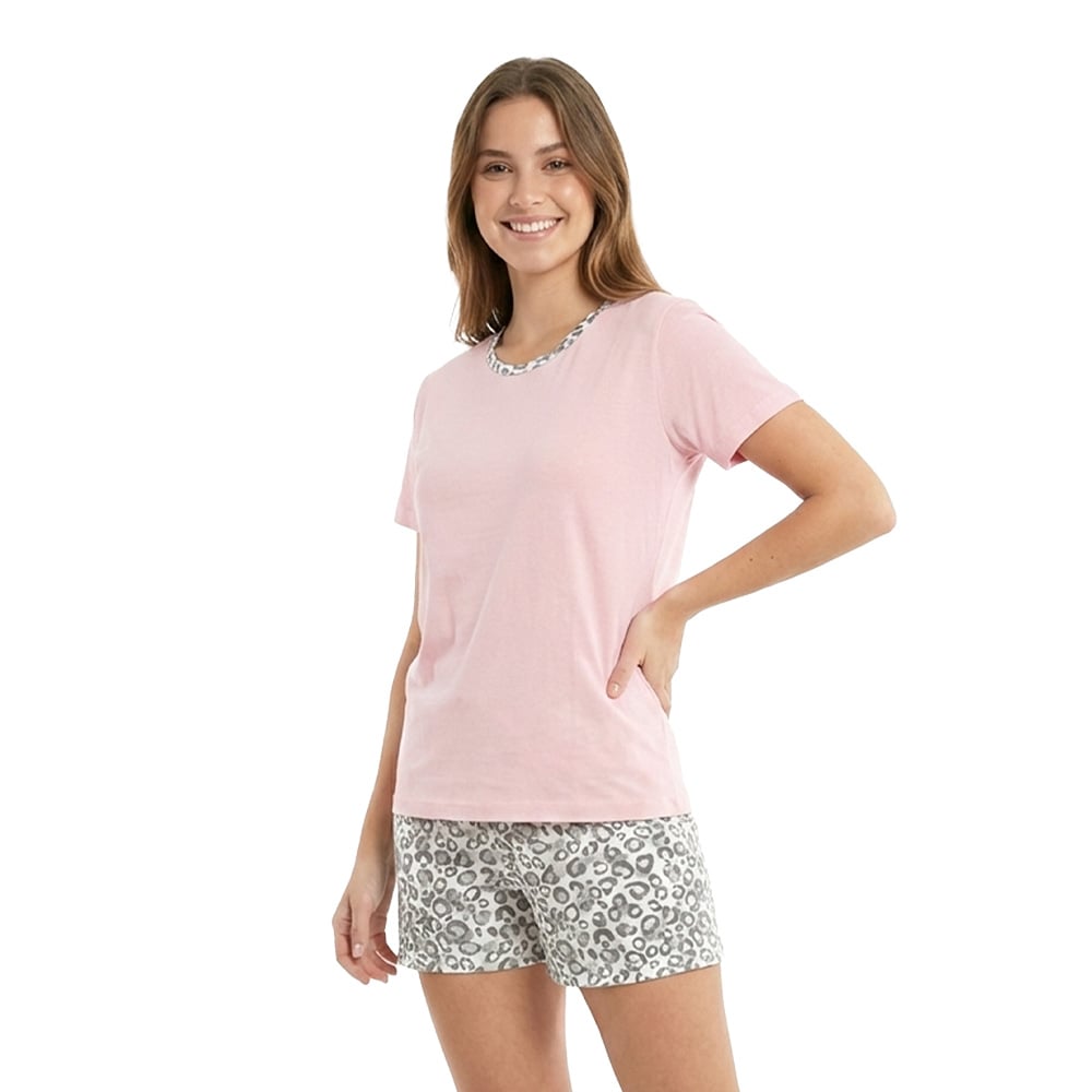 PIJAMA DAMA ANIMAL PRINT ROSEWOOD - INGA PIJAMAS - 2