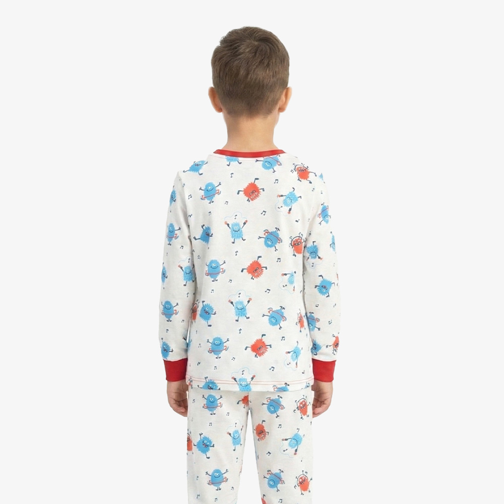 PIJAMA NIÑO RIB COVERT CRAZY MONSTER - INGA PIJAMAS - 3