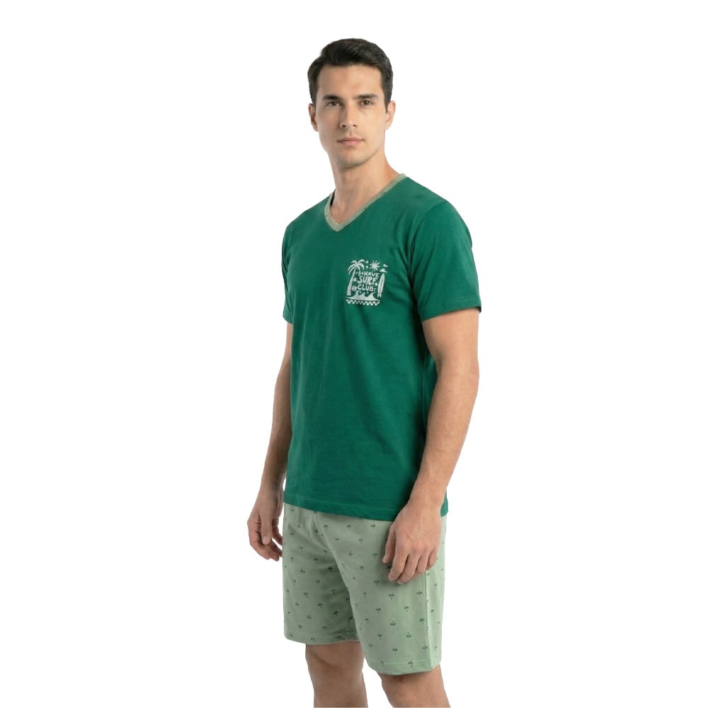 PIJAMA CABALLERO SURFER GREEN - INGA PIJAMAS - 3