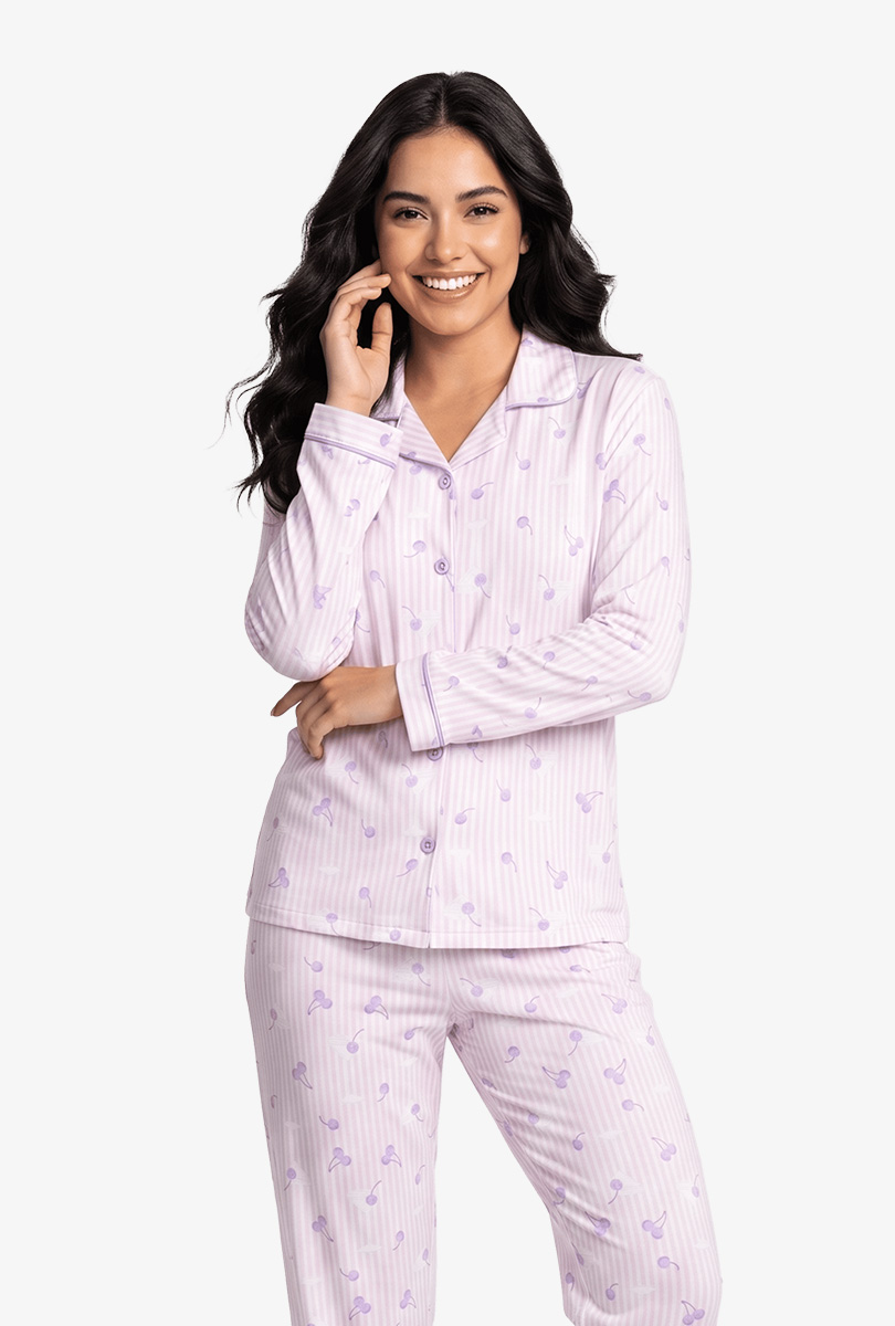 CAMISERO AMARENA - INGA PIJAMAS - 1