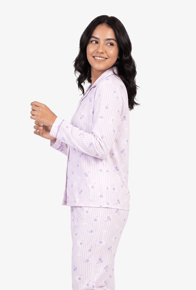 CAMISERO AMARENA - INGA PIJAMAS - 3