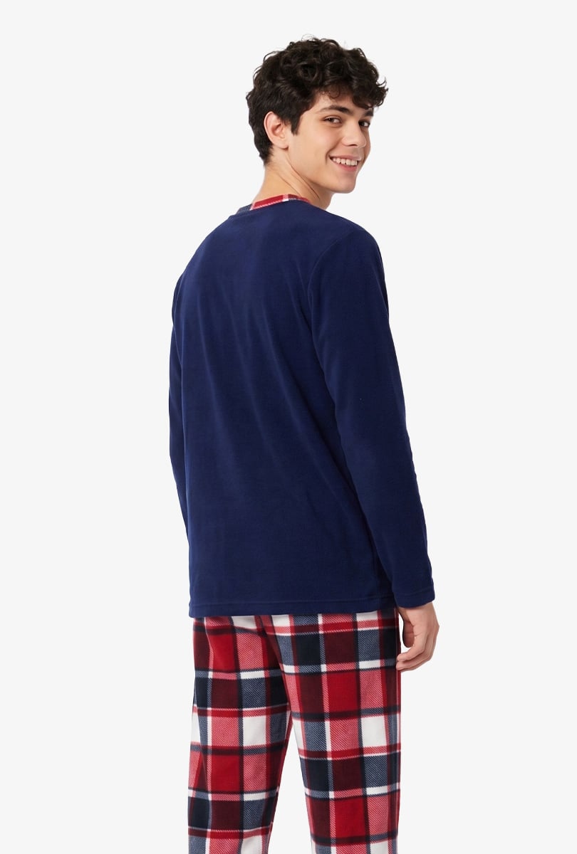MICROPOOLAR RED TARTAN - INGA PIJAMAS - 2