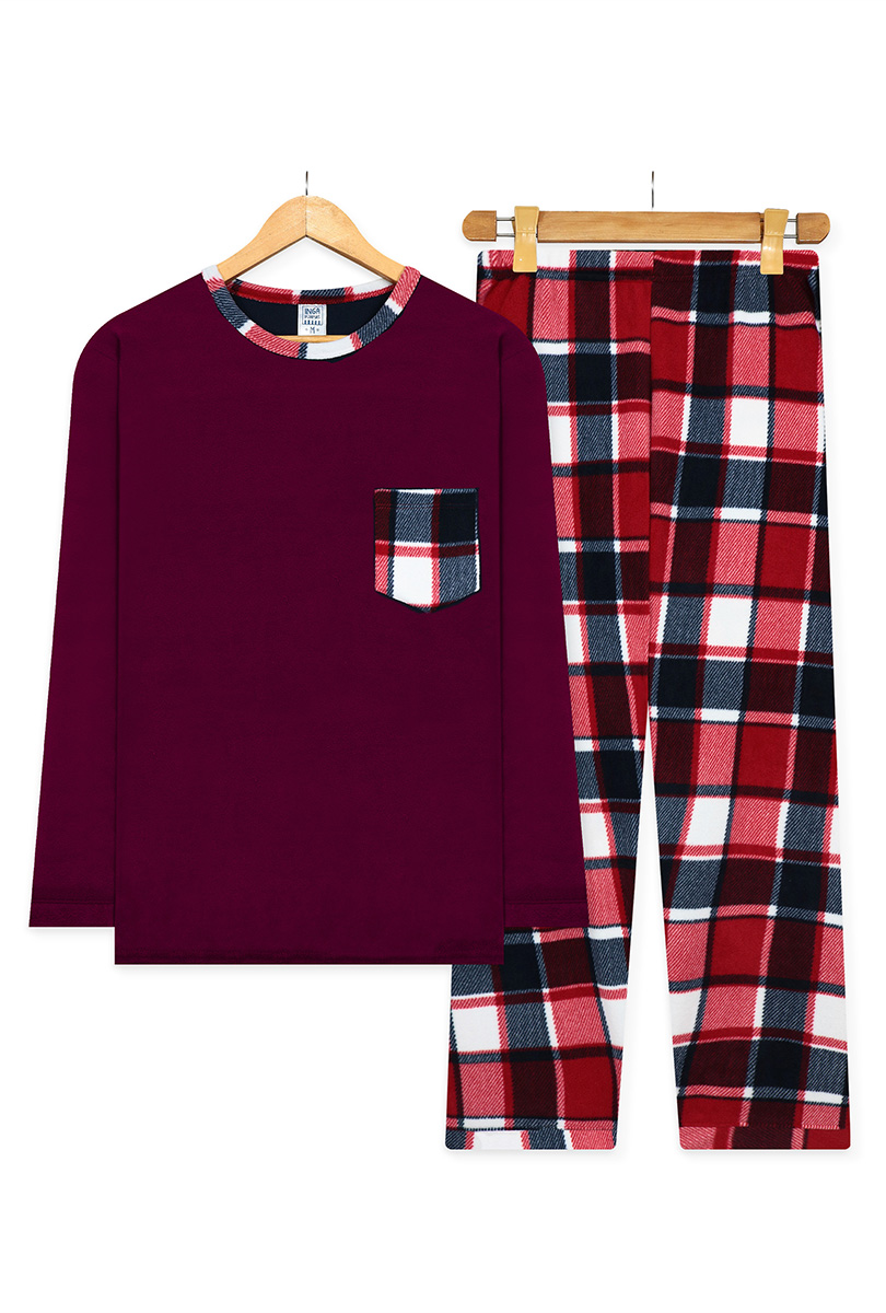 MICROPOLAR MERLOT SUAVE - INGA PIJAMAS - 4
