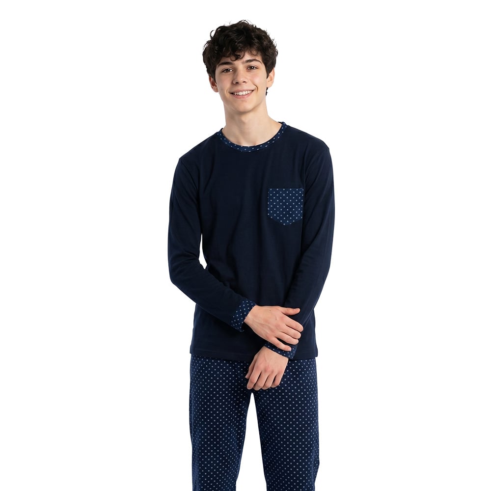 PIJAMA PUNTO MARINO - INGA PIJAMAS - 1