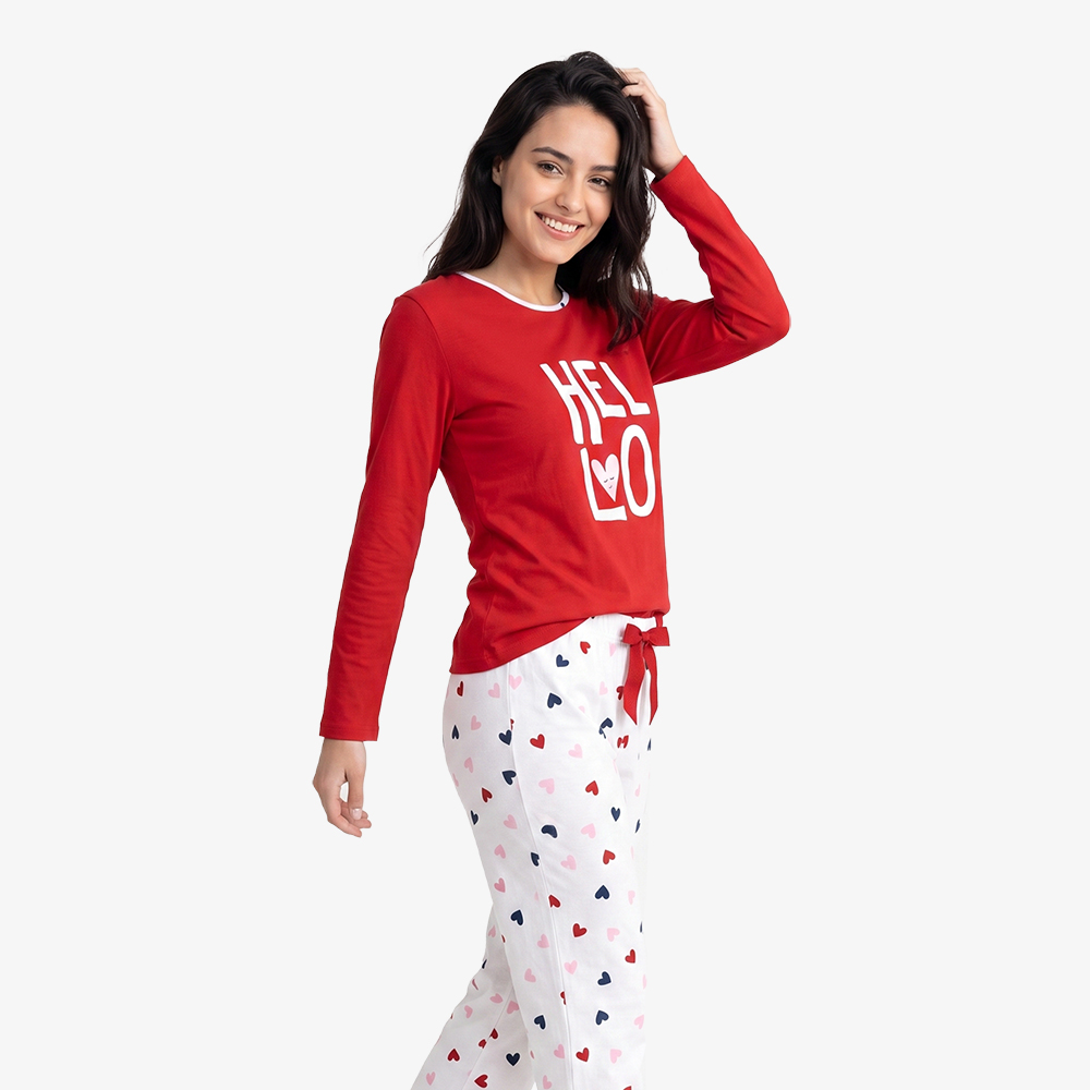 PIJAMA HELLO CORAZONES - INGA PIJAMAS - 3
