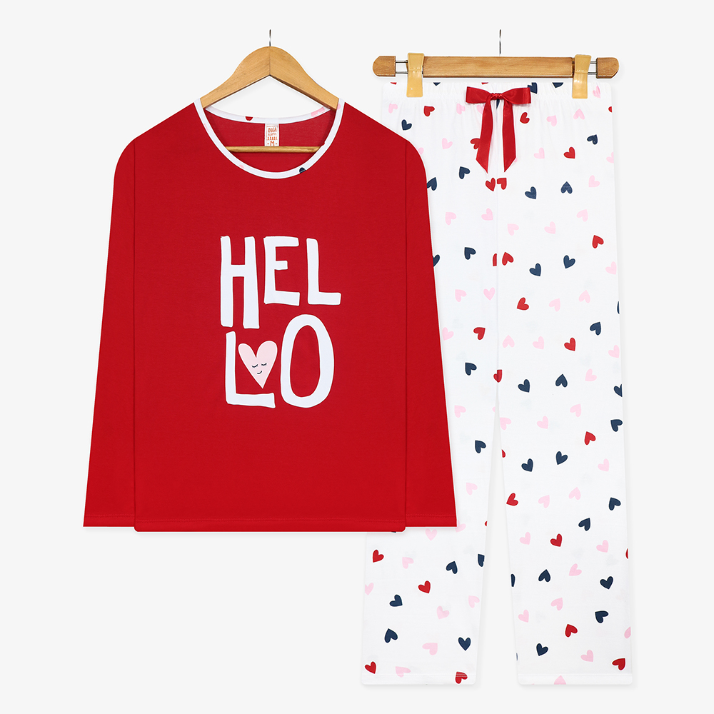 PIJAMA HELLO CORAZONES - INGA PIJAMAS - 4