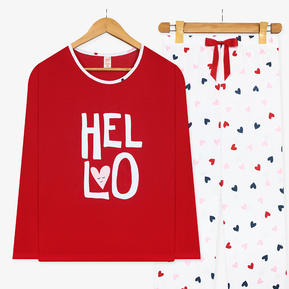 PIJAMA HELLO CORAZONES - INGA PIJAMAS - 5
