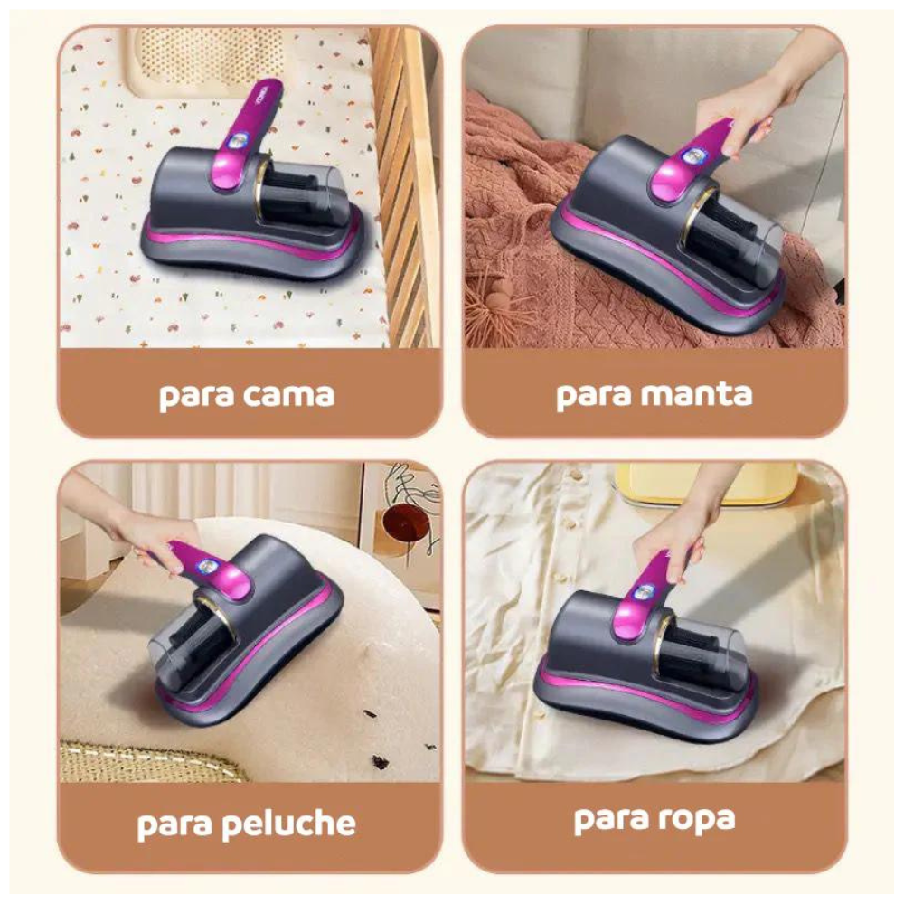 ASPIRADORA INALÁMBRICA DE MANO ANTI ÁCAROS - 2