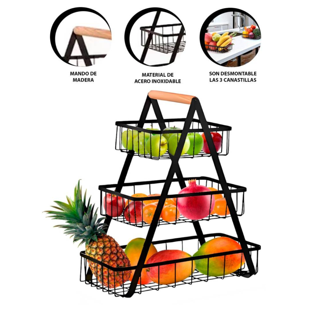 FRUTERO TRIANGULAR DE 3 NIVELES - 1