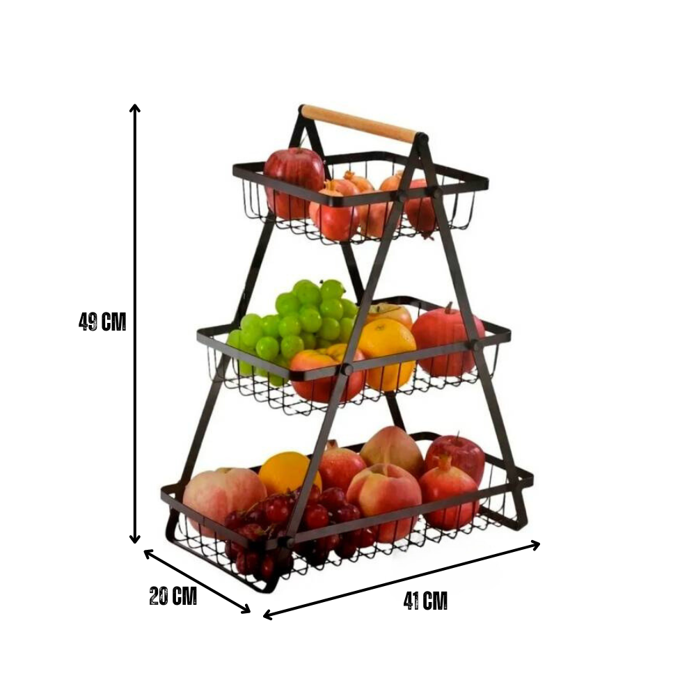 FRUTERO TRIANGULAR DE 3 NIVELES - 4