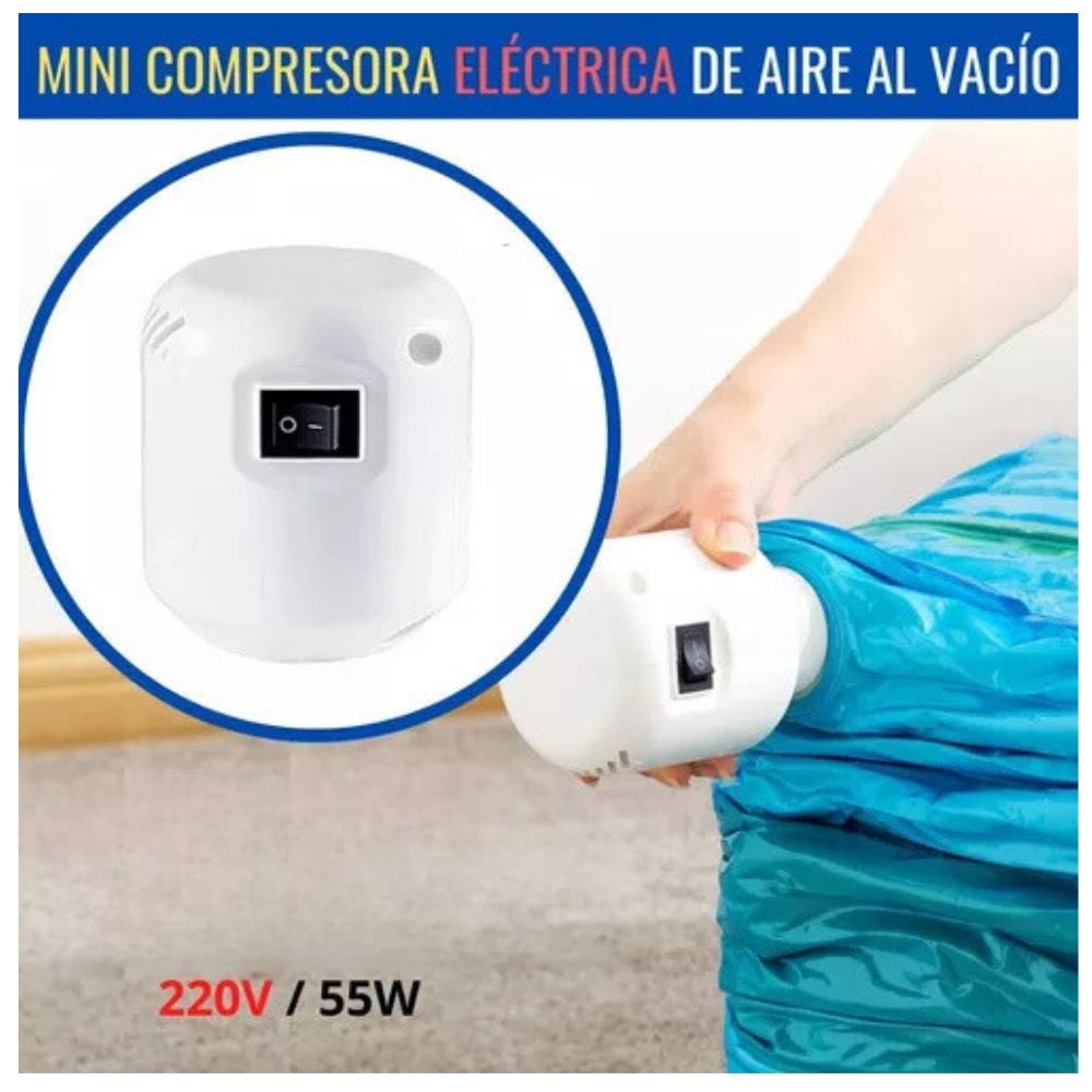 SUCCIONADOR COMPRESOR DE AIRE ELÉCTRICO PARA BOLSAS AL VACÍO - 3
