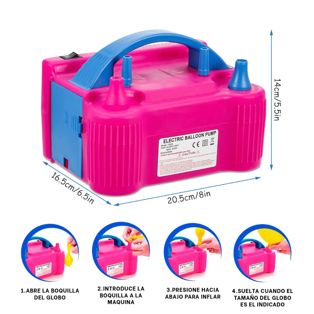 INFLADOR ELÉCTRICO DE GLOBOS - 1