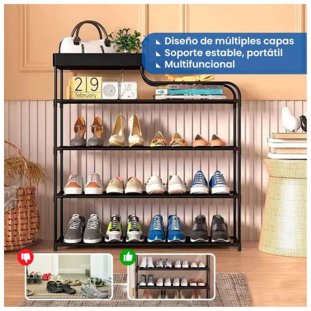 ESTANTE ORGANIZADOR ZAPATERO DE 5 NIVELES - 2