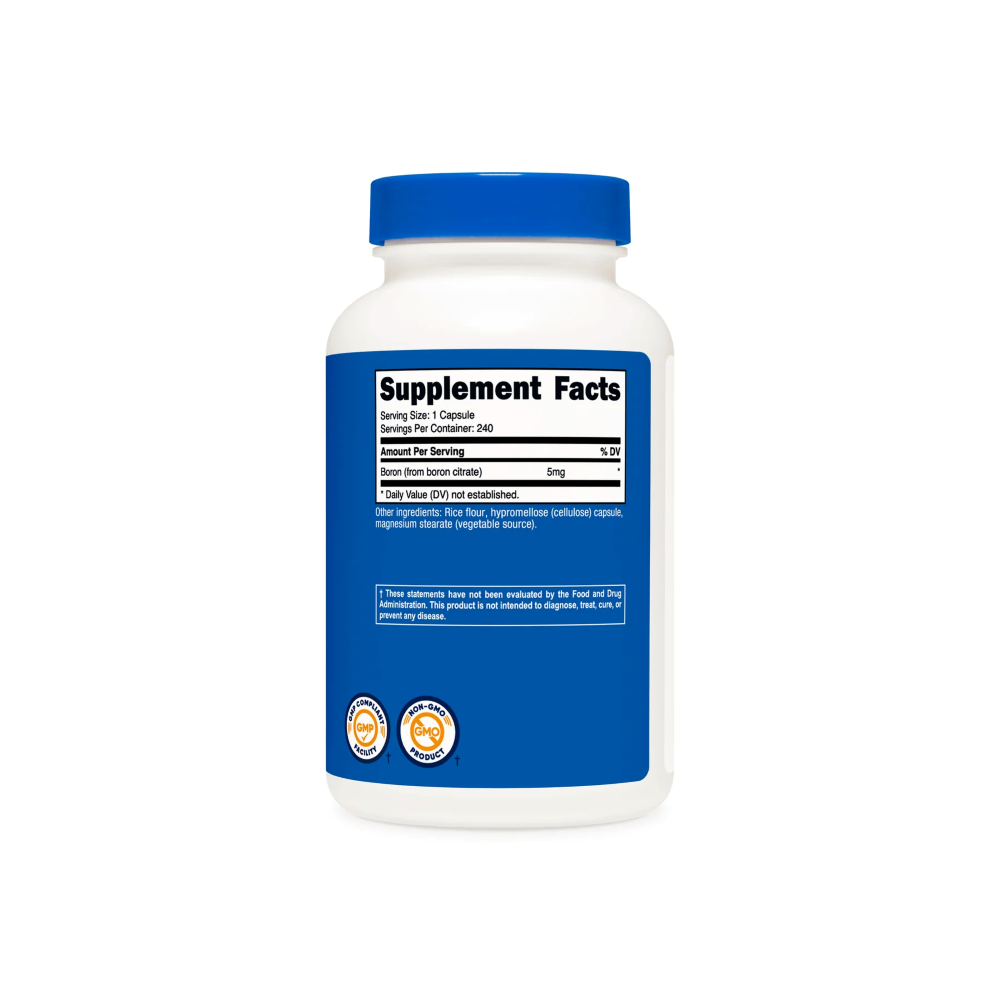 SUPLEMENTOS NUTRICOST CÁPSULAS DE BORO DE 5 MG - 3
