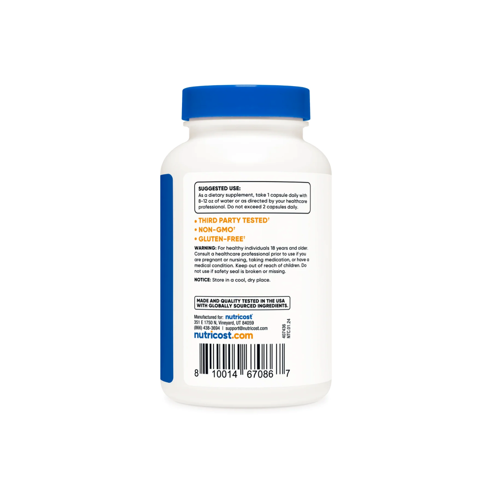 SUPLEMENTOS NUTRICOST CÁPSULAS DE BORO DE 5 MG - 4