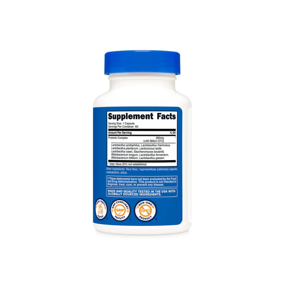 SUPLEMENTOS PROBIOTIC COMPLEX PROBIOTICOS 50 BILLONES - 4