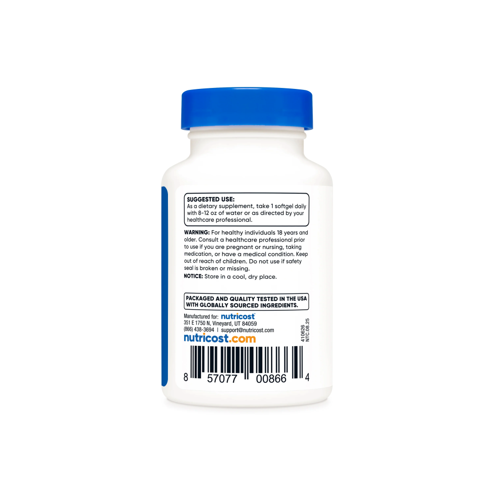 VITAMINA NUTRICOST K2 D3 5000 IU 120 CAPSULAS GEL - 4