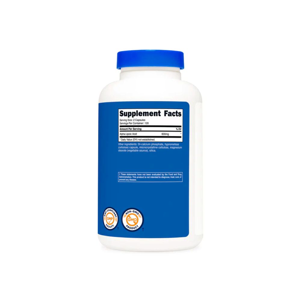 ÁCIDO ALFA LIPOICO ALPHA LIPOIC ACID 240 CÁPSULAS - 3