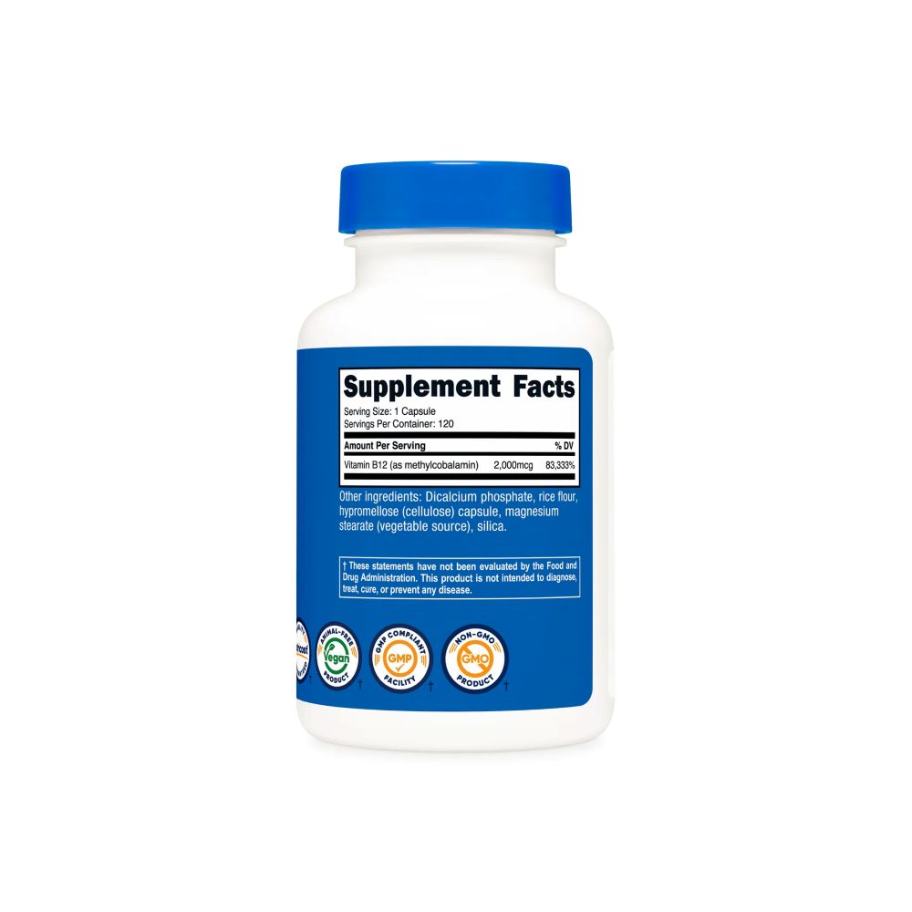 VITAMINA B12 5000 MCG 240 CÁPSULAS - 4