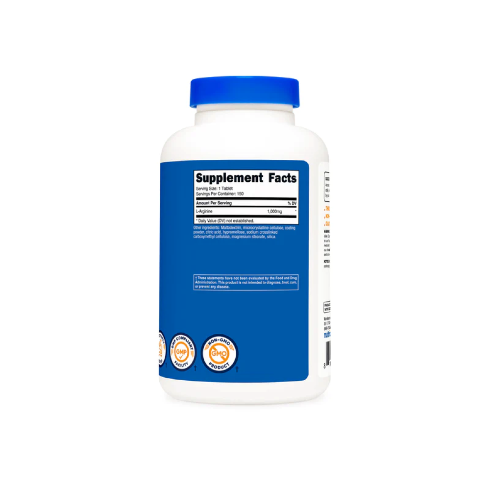 L-ARGININA 1000 MG, TABLETAS DE AMINOÁCIDOS - 4