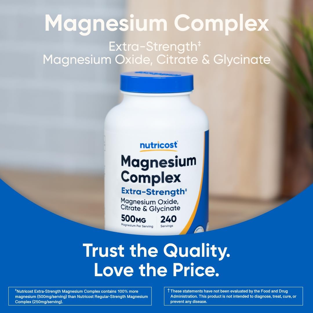 NUTRICOST MAGNESIUM COMPLEX COMPLEJO DE MAGNESIO - 4