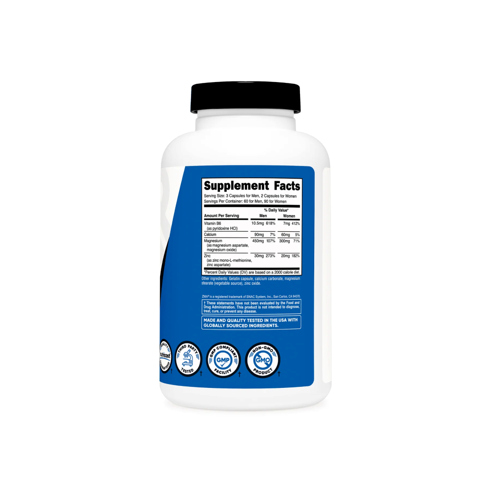 ZMA ZINC MAGNESIO VITAMINA B6 - 4