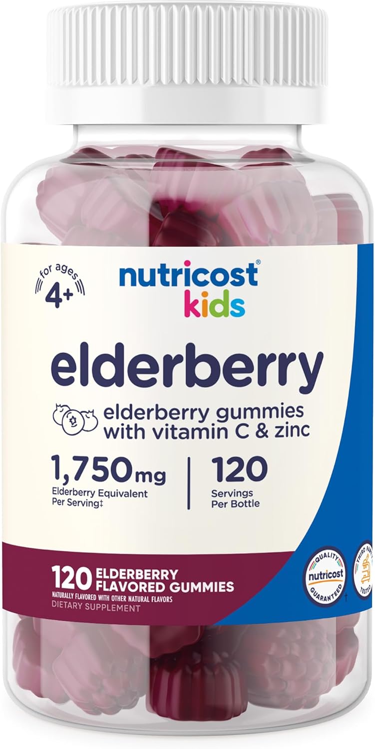 NUTRICOST ELDERBERRY GOMITA DE SAUCO PARA NILÑOS - 1