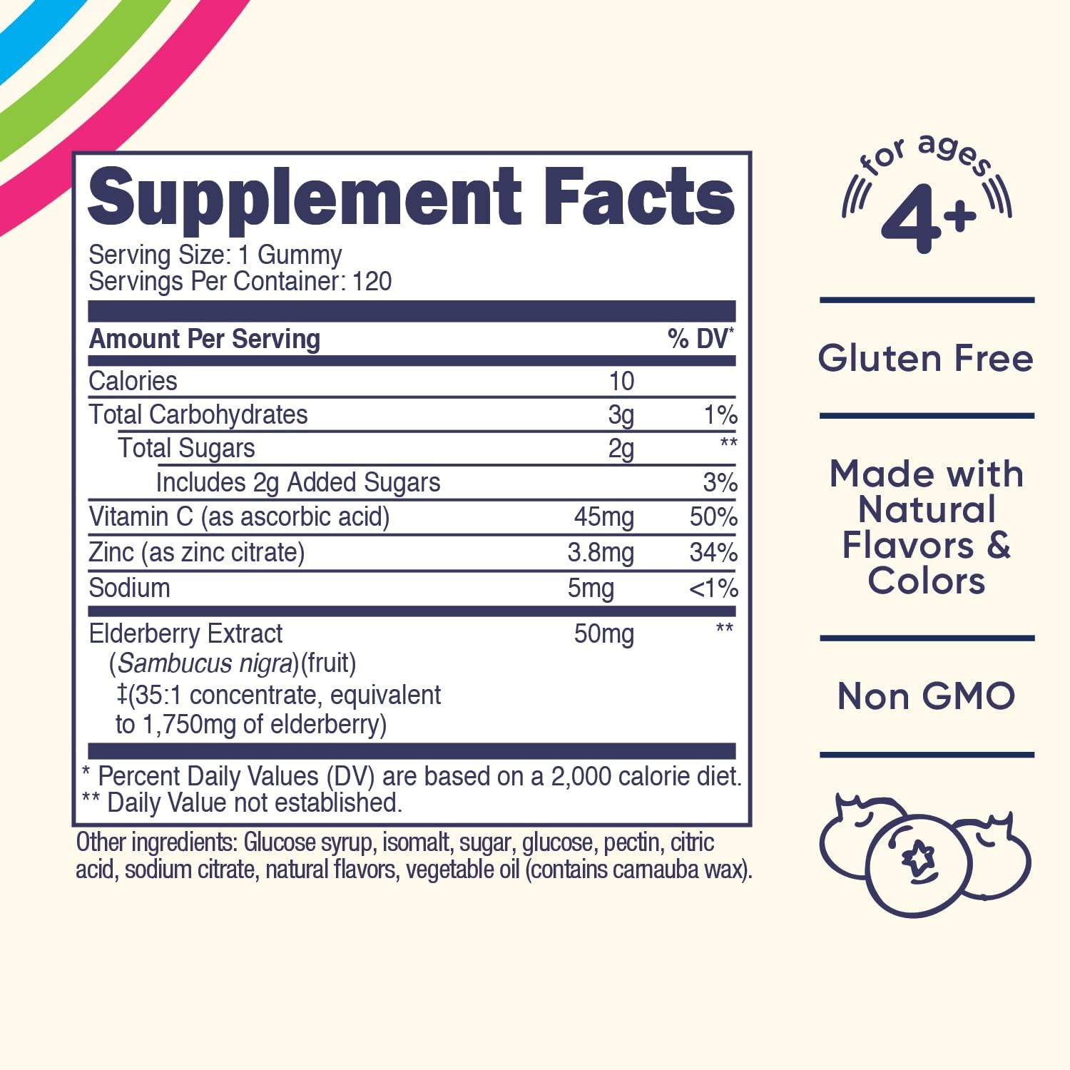 NUTRICOST ELDERBERRY GOMITA DE SAUCO PARA NILÑOS - 2