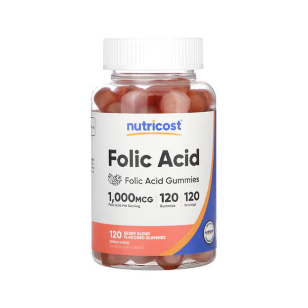 NUTRICOST FOLIC ACID GUMMIES (ACIDO FOOLICO EN GOMITAS) - 1