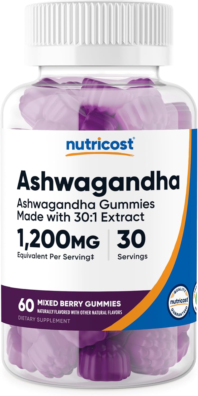 NUTRICOST ASHWAGANDHA EN GOMITAS 1200MG - 1