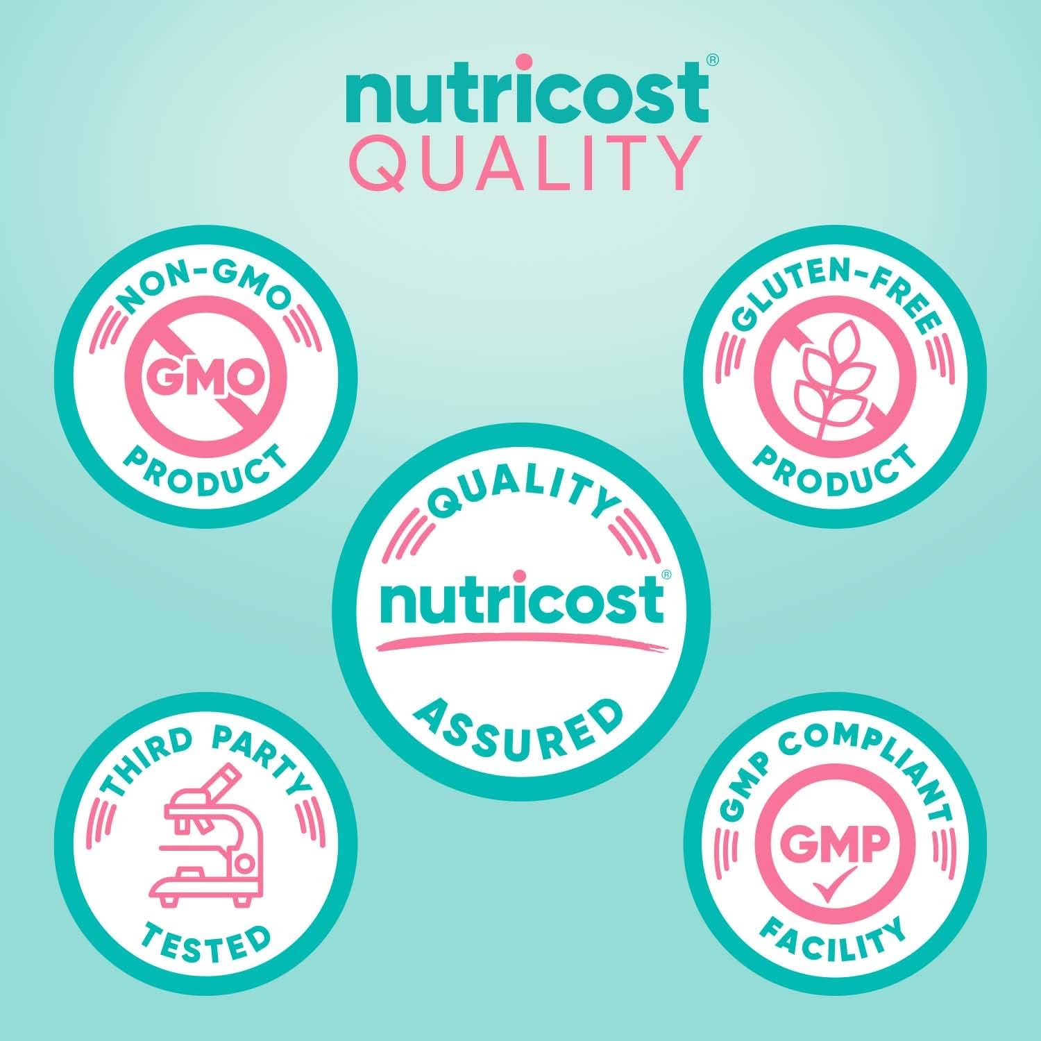 NUTRICOST BIOTIN PARA MUJER 10000 MCG CON COLAGENO MARINO Y FOLATO - 3