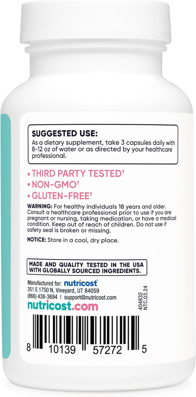 NUTRICOST D-MANNOSE MUJER CON EXTRACTO DE CRANBERRY - 3