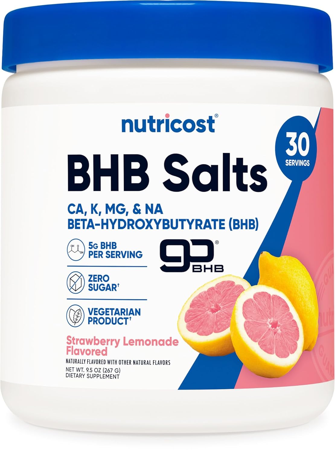 NUTRICOST SALES DE BHB SABOR STRAWBERRY LEMONADE - 1