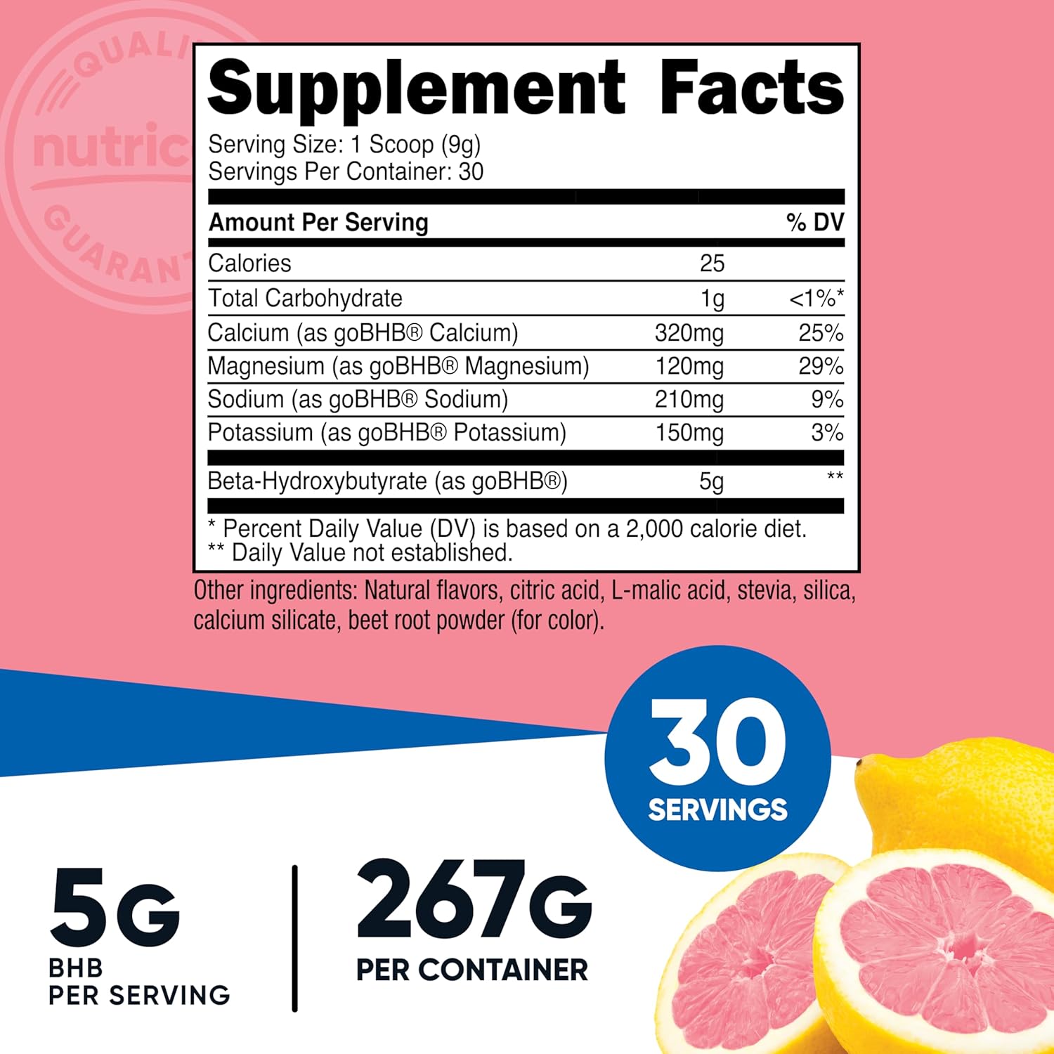 NUTRICOST SALES DE BHB SABOR STRAWBERRY LEMONADE - 2