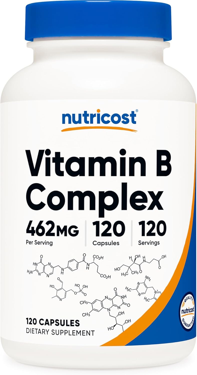 NUTRICOST VITAMIN B COMPLEX 462MG 120 CAPSULAS - 1